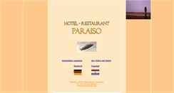 Desktop Screenshot of hotel-paraiso.de